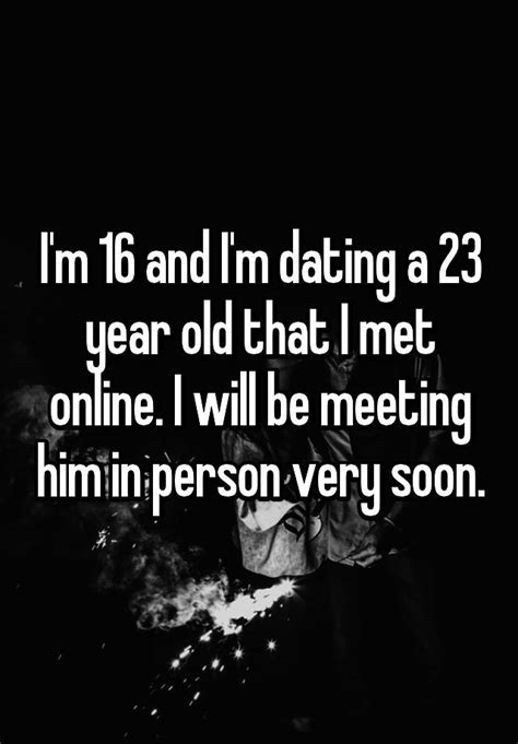 im 30 dating a 23 year old